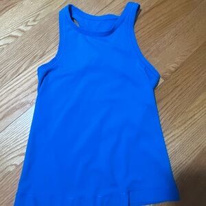 Blue Lululemon tank top